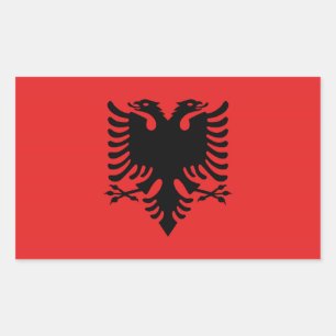 Stickers drapeau albanais