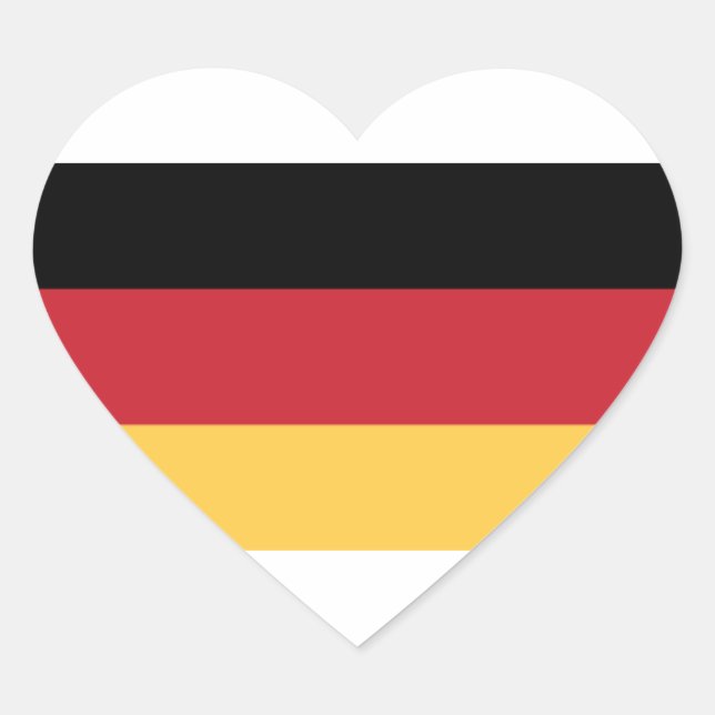 Stickers Drapeau allemand (Devant)