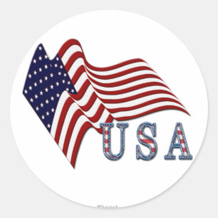 Stickers Drapeau américain