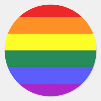 Stickers drapeau arc-en-ciel