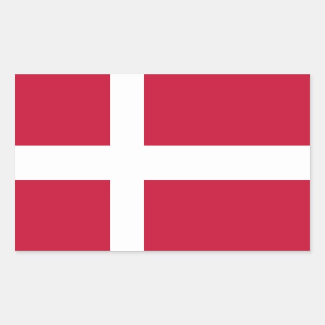 Stickers Drapeau Danemark* (Devant)