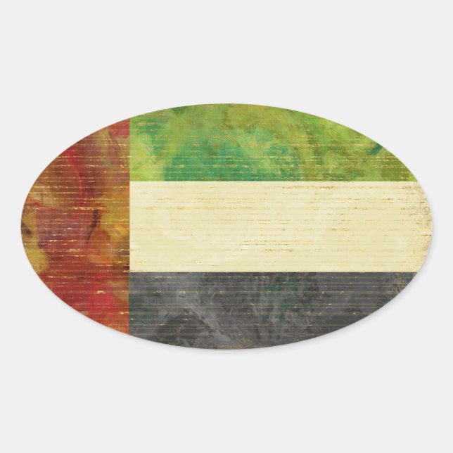 Stickers Drapeau Dubaï (Devant)