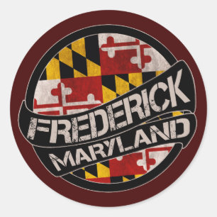 stickers drapeau Frederick Maryland