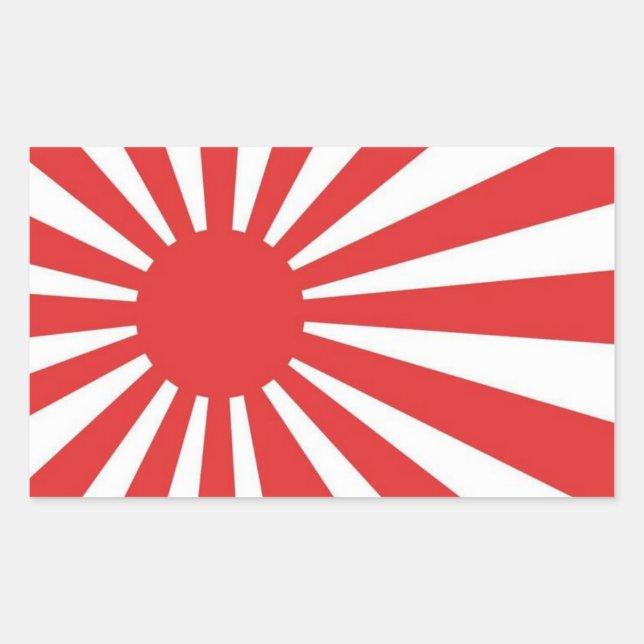 Stickers Drapeau Japonais Soleil Levant (Devant)