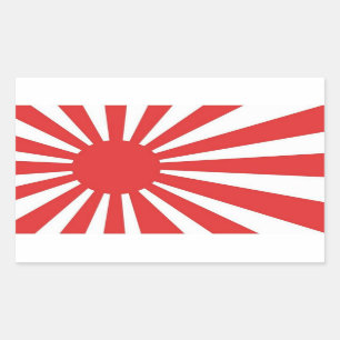 Stickers Drapeau Japonais Soleil Levant