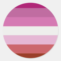 stickers drapeau lesbienne