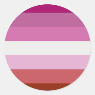 stickers drapeau lesbienne