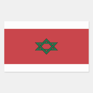 Stickers drapeau marocain
