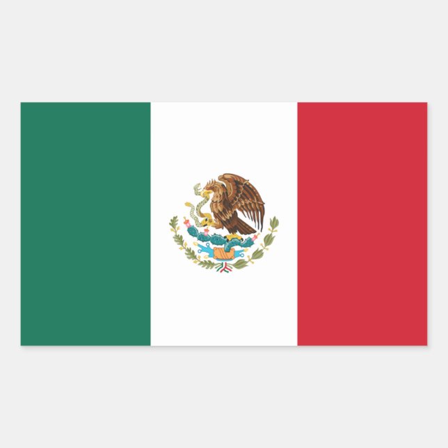 Stickers drapeau mexicain (Devant)