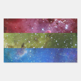 stickers drapeau nébuleuse polysexuelle