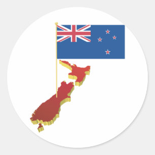 Stickers Drapeau Nouvelle-Zélande