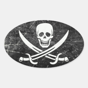 Stickers Drapeau Pirate