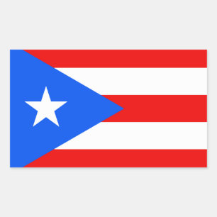 Stickers drapeau portoricain