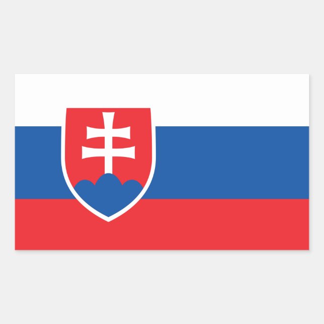 Stickers Drapeau Slovaquie* (Devant)
