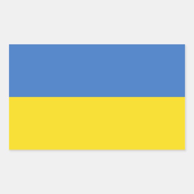 Stickers drapeau ukrainien (Devant)
