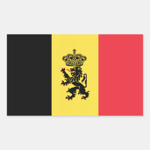 Stickers drapeau variante belge