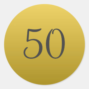Stickers du 50e anniversaire du Mariage