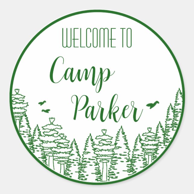 Stickers du Camp Bride Bachelorette (Devant)