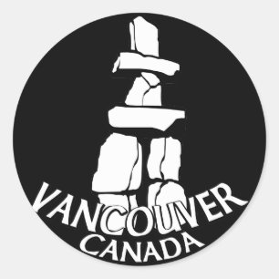 Stickers du Canada de Vancouver Totem Poteau