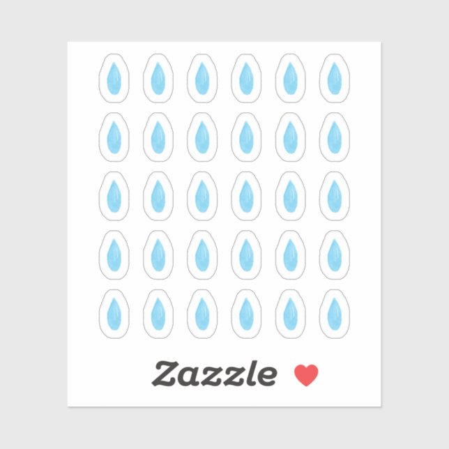 Stickers du gestionnaire de gouttelettes d'eau d'a (Feuille)