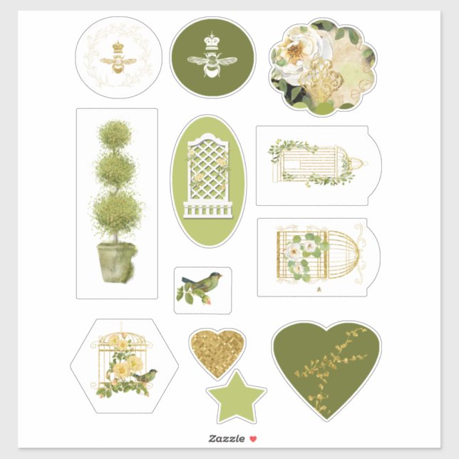 Stickers du magasin Gardener (Feuille)