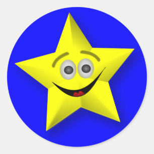 Stickers du Prix de l'enseignant de l'étoile souri