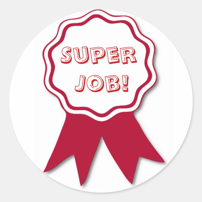 Stickers du Prix du Ruban Rouge de l'enseignant (Devant)