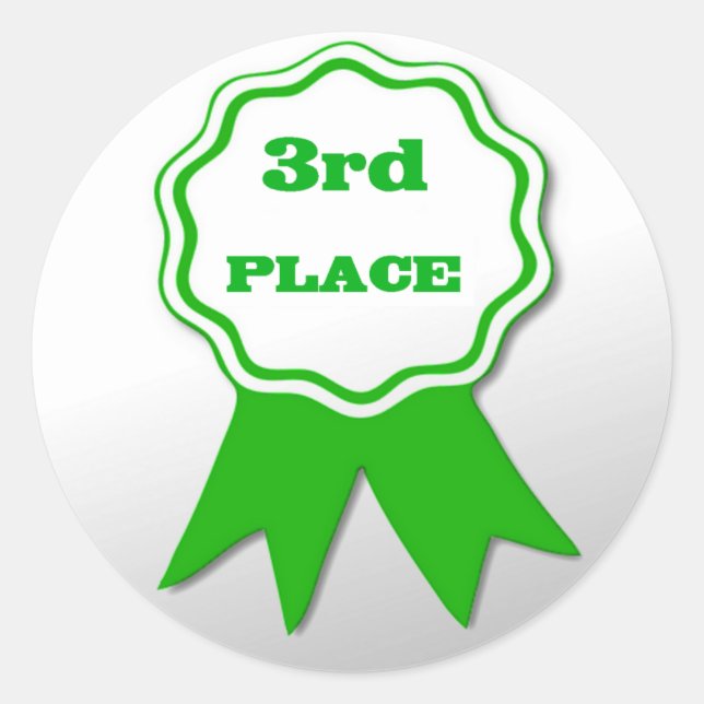 Stickers du Prix du Ruban Vert de l'enseignant (Devant)