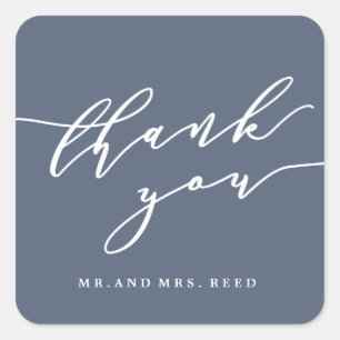stickers dusty blue merci de m et mme