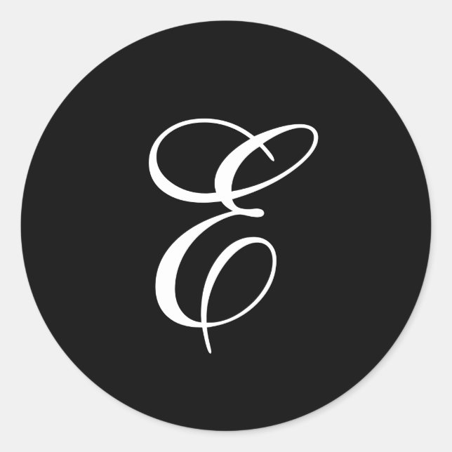 Stickers E Monogram (Devant)