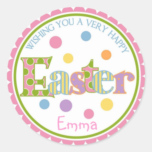 Stickers EASTER avec Pointes (Devant)