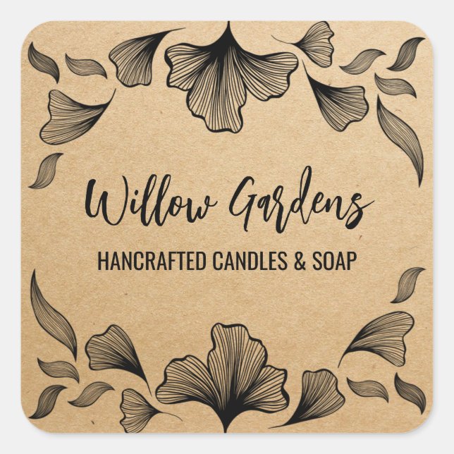 Stickers Emballage Kraft Nature (Devant)