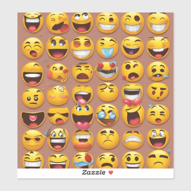 stickers emoji drôle (Feuille)