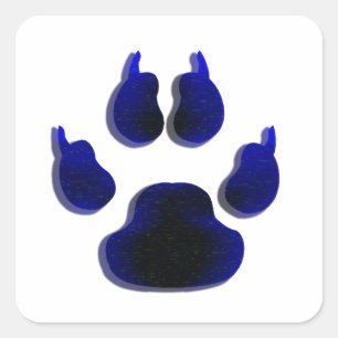 Stickers Empreintes de pattes de chien