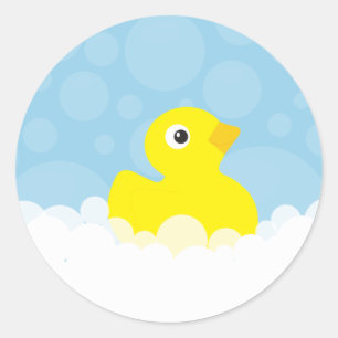 Stickers en caoutchouc Ducky - bleu