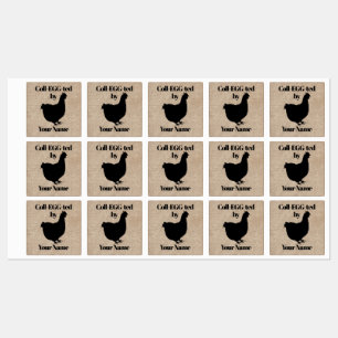 Stickers en carton d'oeuf Coll-EGG-ted par VOTRE N