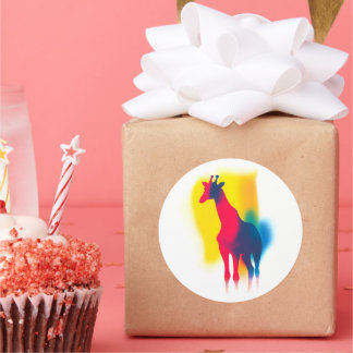 Stickers en silhouette de peinture en vaporisateur