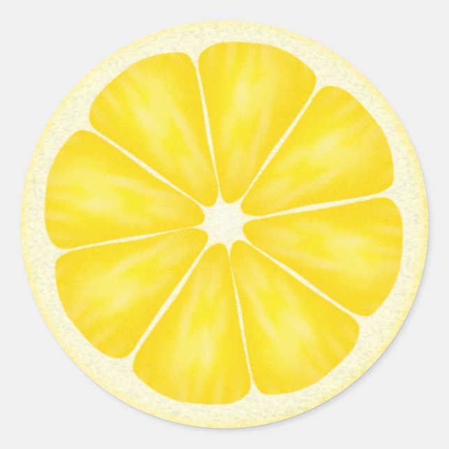 Stickers en tranches de citron (Devant)