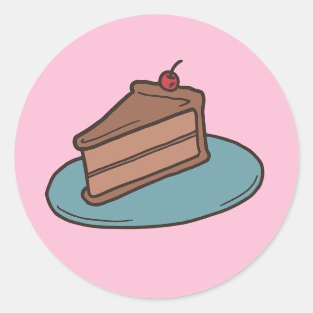 Stickers en tranches de gâteau (Devant)