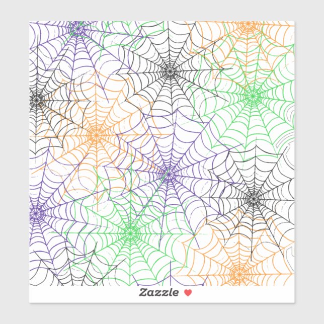 Stickers en vinyle coupé sur le Web de l'Araignée  (Feuille)