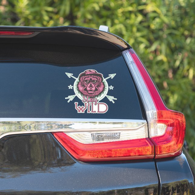 Stickers en vinyle de 6 po x 6 po sur mesure (Côté voiture)