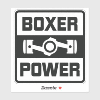 Stickers en vinyle JDM pour moteur Boxe