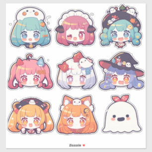 Stickers en vinyle personnalisé pour l'Halloween P