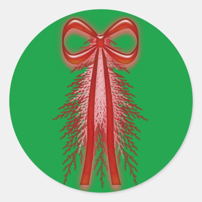 Stickers Enveloppe À feuillage persistant de ruban (Devant)