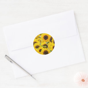 Stickers Enveloppe de tournesol