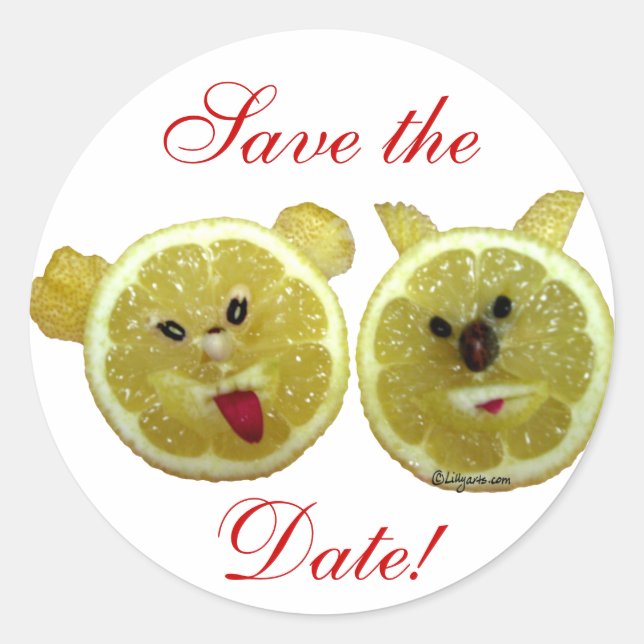 Stickers Enveloppe Mariage amusant (Devant)