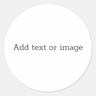 Stickers Enveloppe ronde 1-1/2 pouces vierge Perso