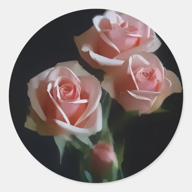 Stickers Enveloppe Rose Rose Seal (Devant)