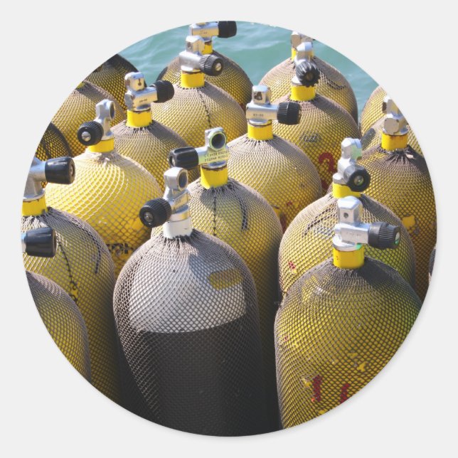 Stickers équipement plongée sous-marine (Devant)