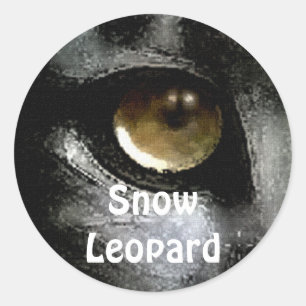 Stickers Espèces menacées de léopard des neiges
